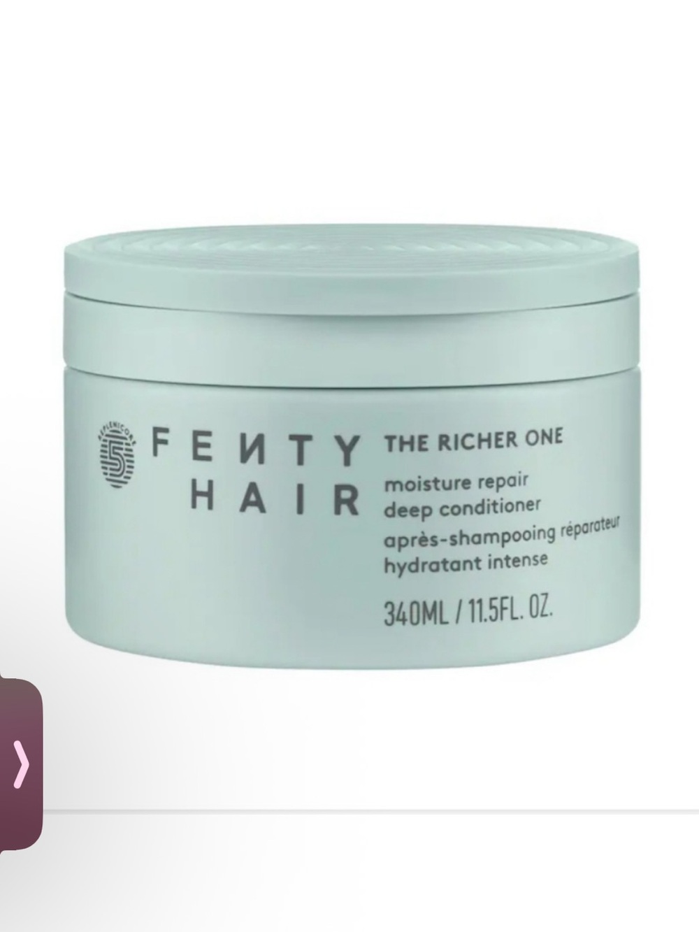 Empty Fenty The Richer One Moisture Repair Deep Conditioner new